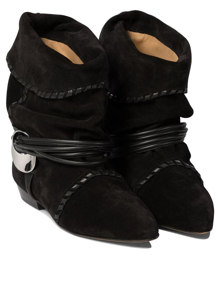 商品Isabel Marant|Sellen Ankle Boots Black,价格¥2444,第2张图片详细描述