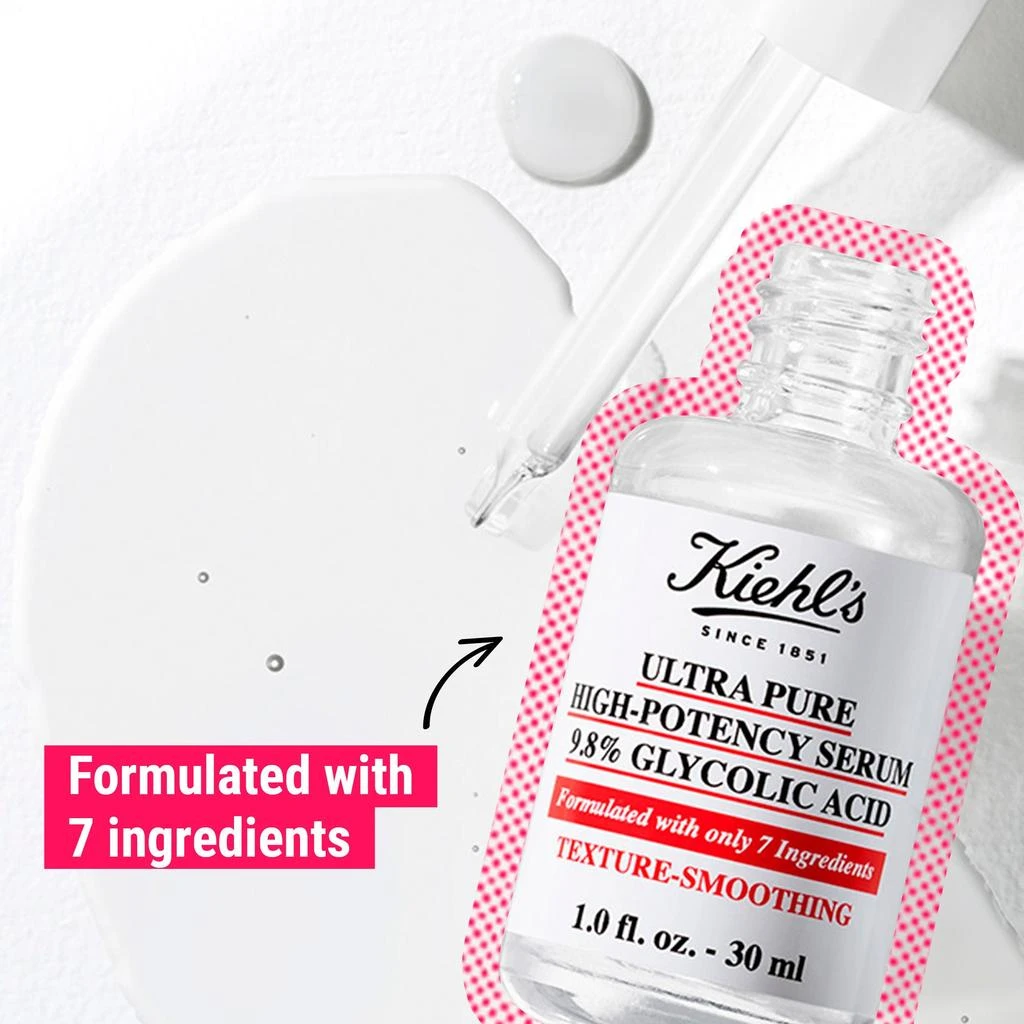 商品Kiehl's|Ultra Pure High-Potency 9.8% Glycolic Acid Serum,价格¥261,第3张图片详细描述