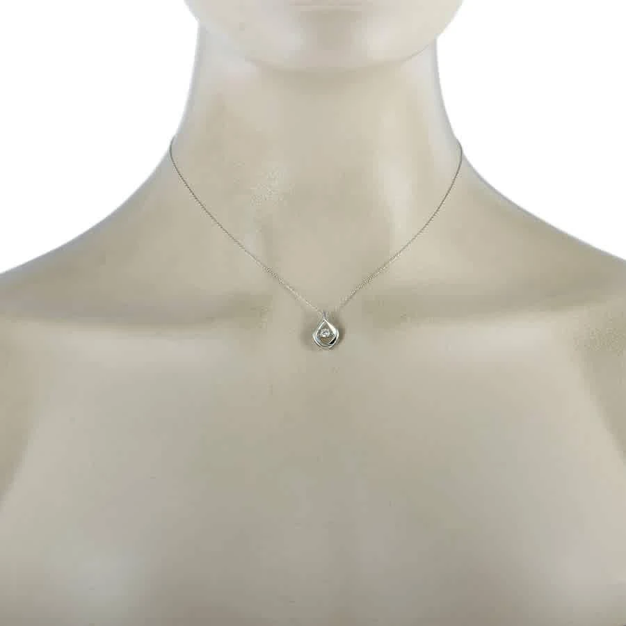 商品LB Exclusive|14K White Gold 0.15ct Diamond Pendant Necklace,价格¥3045,第2张图片详细描述