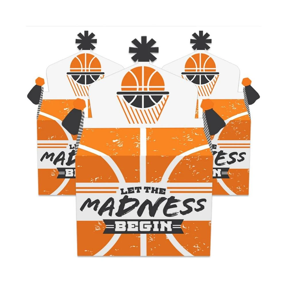 商品Big Dot of Happiness|Basketball - Let the Madness Begin - Treat Box Party Favors - College Basketball Party Goodie Gable Boxes - Set of 12,价格¥142,第2张图片详细描述