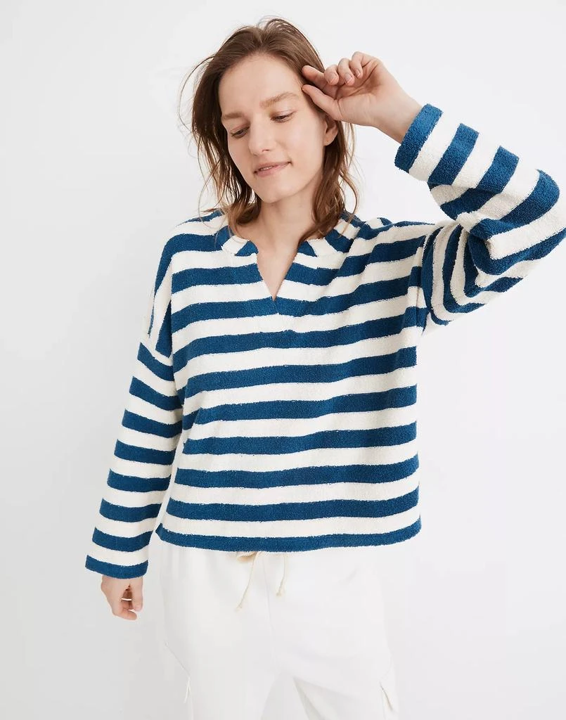 商品Madewell|MWL Loop Terry Notched Sweatshirt,价格¥79,第1张图片