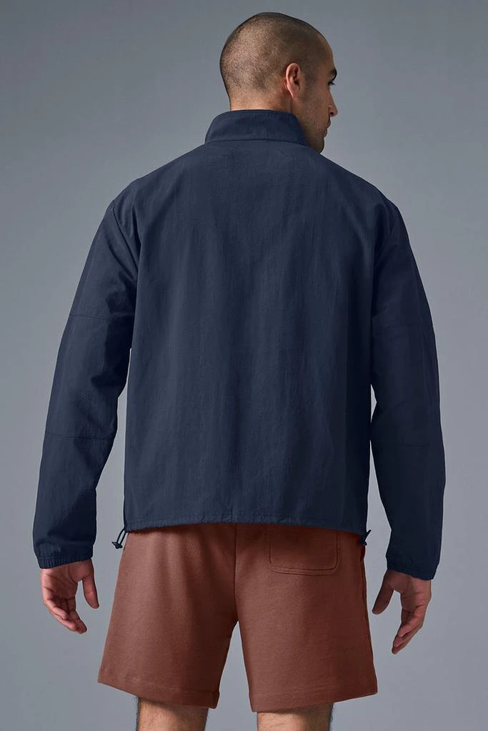 商品Alo|Light Weight Takeaway Track Pullover - Navy,价格¥1152,第2张图片详细描述