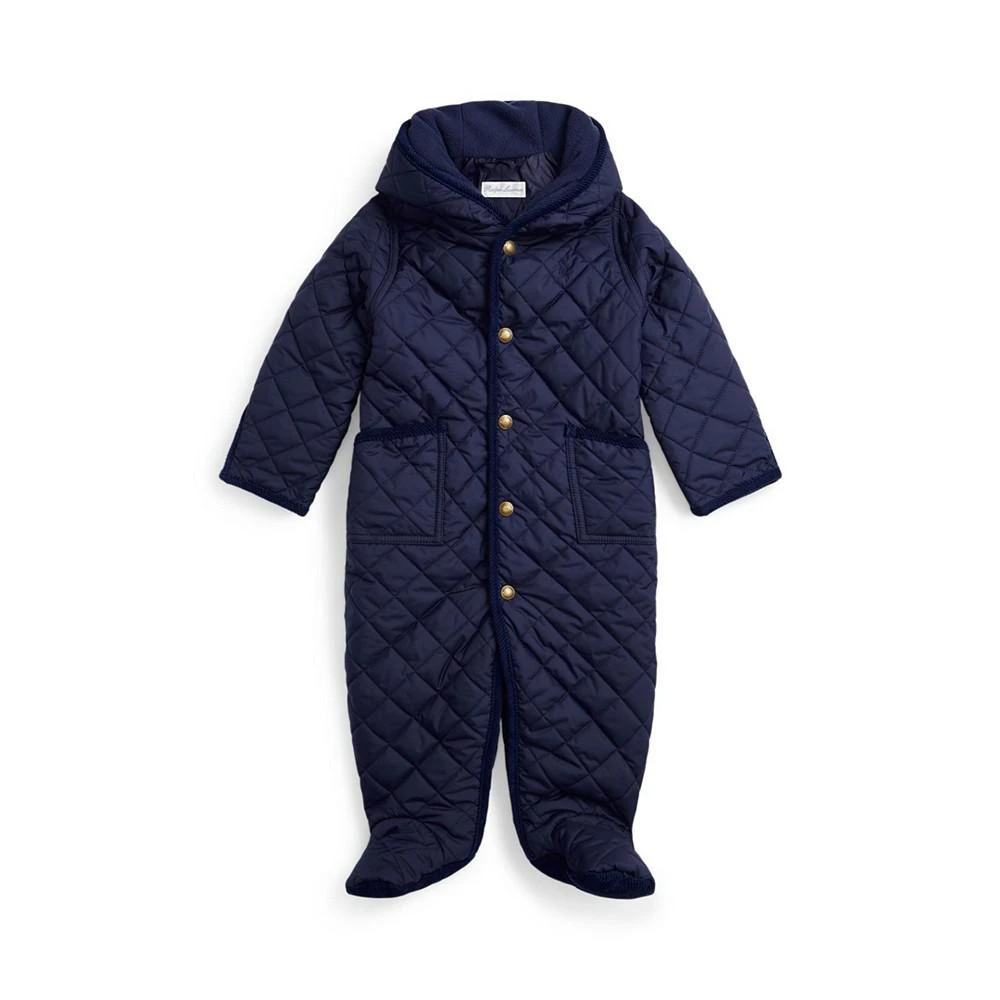 商品Ralph Lauren|Baby Boys Water-Repellent Hooded Barn Bunting One Piece,价格¥752,第1张图片