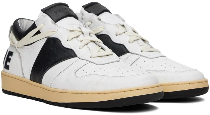 商品Rhude|Black & White Rhecess Low Sneakers,价格¥5171,第4张图片详细描述