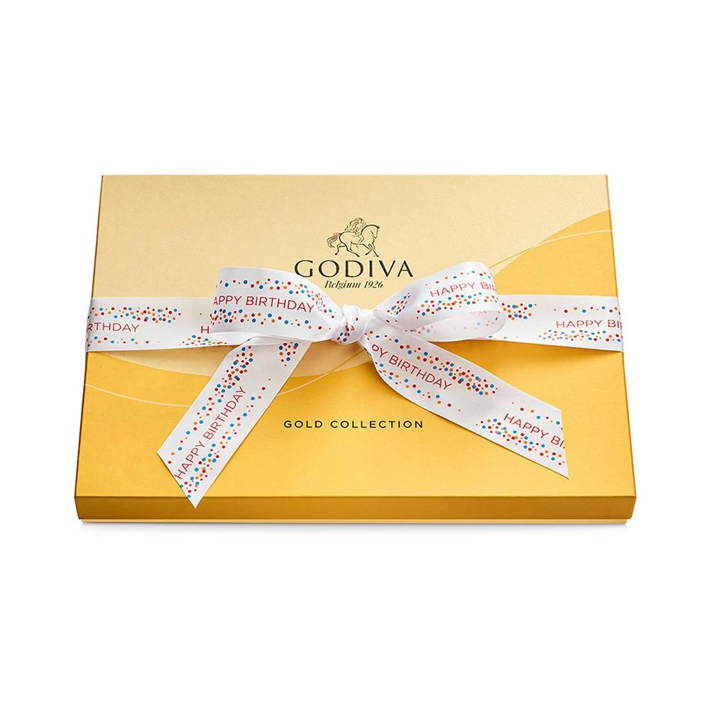 商品Godiva|36-Pc. Happy Birthday Gold Gift Box,价格¥439,第2张图片详细描述