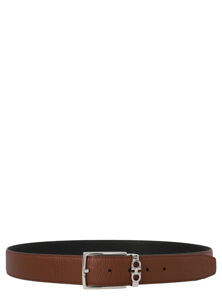 商品Salvatore Ferragamo|Logo buckle reversible belt,价格¥2056,第1张图片