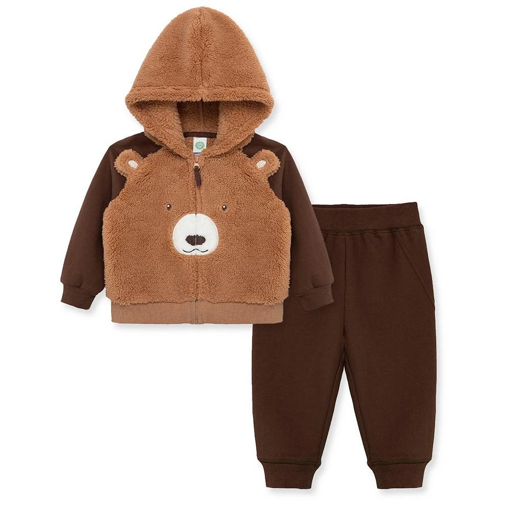 商品Little Me|Baby Boys Bear Hoodie and Pant, 2 Piece Set,价格¥189,第2张图片详细描述