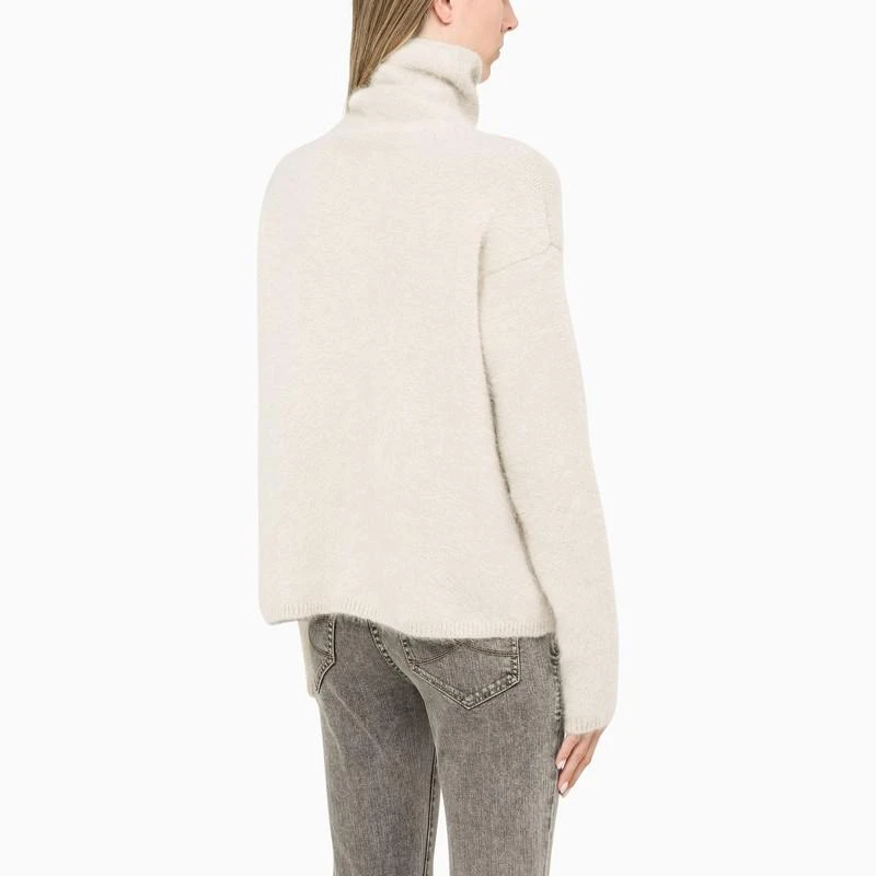 商品Max Mara|Turtleneck sweater in ecru angora,价格¥1599,第3张图片详细描述