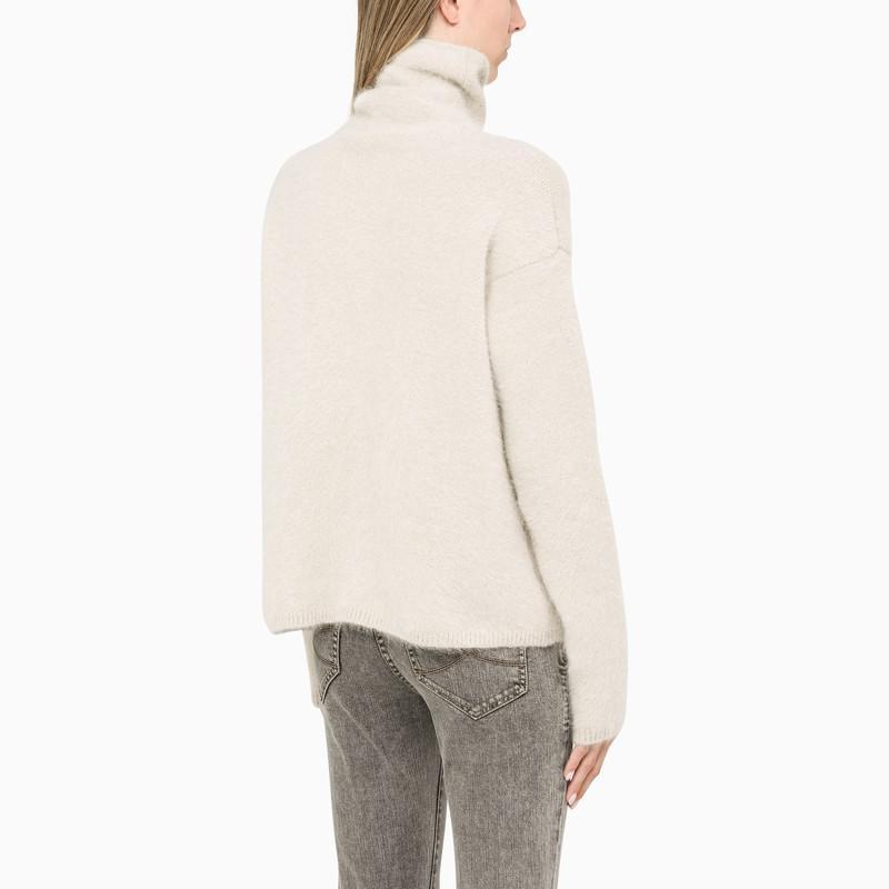 商品Max Mara|Turtleneck sweater in ecru angora,价格¥2213,第5张图片详细描述