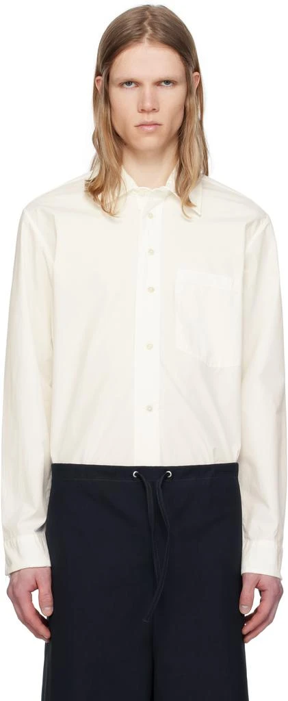 商品Camiel Fortgens|Off-White Basic Shirt,价格¥1482,第1张图片