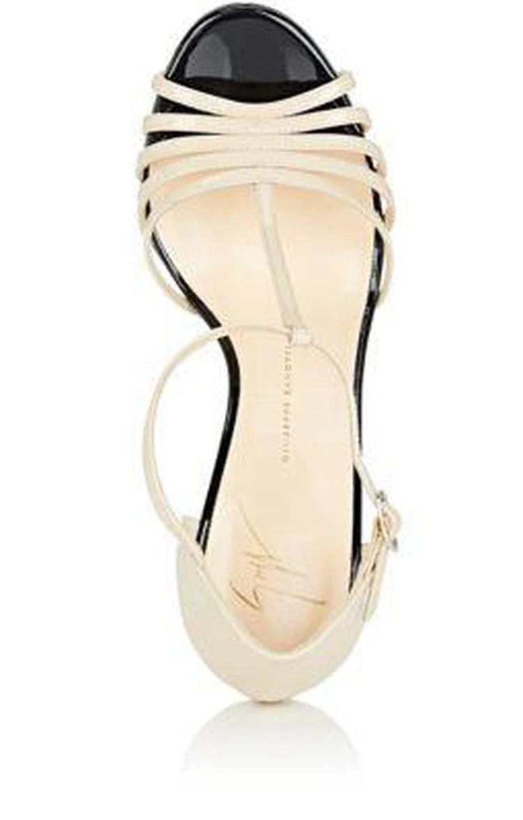 商品Giuseppe Zanotti|Patent Leather T-Strap Platform Sandals,价格¥2300,第4张图片详细描述