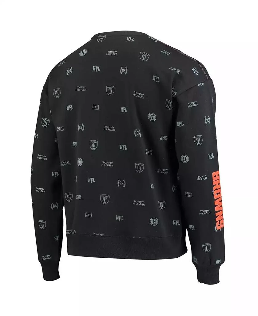 商品Tommy Hilfiger|Men's Black Cleveland Browns Reid Graphic Pullover Sweatshirt,价格¥449,第3张图片详细描述