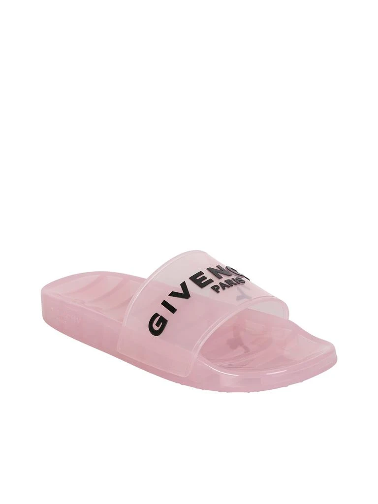 商品Givenchy|GIVENCHY SLIDES WITH GIVENCHY LOGO. SIMPLE AND PRACTICAL, MADE OF TRANSPARENT RUBBER TO MAKE IT BOLD AND DIFFERENT,价格¥2321,第2张图片详细描述