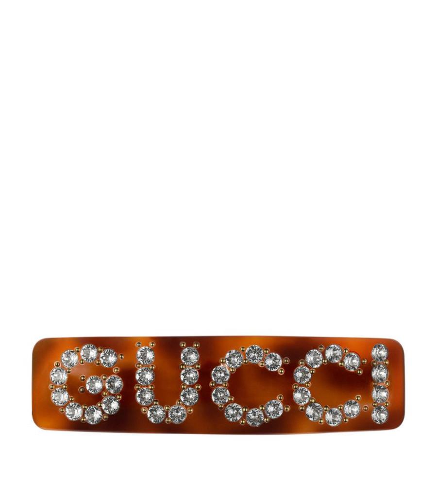 商品Gucci|Crystal-Embellished Hair Clip,价格¥3101,第1张图片