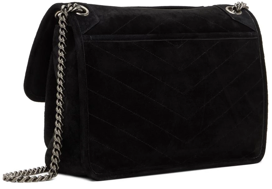 商品Yves Saint Laurent|Black Suede Medium Niki Bag,价格¥19650,第3张图片详细描述