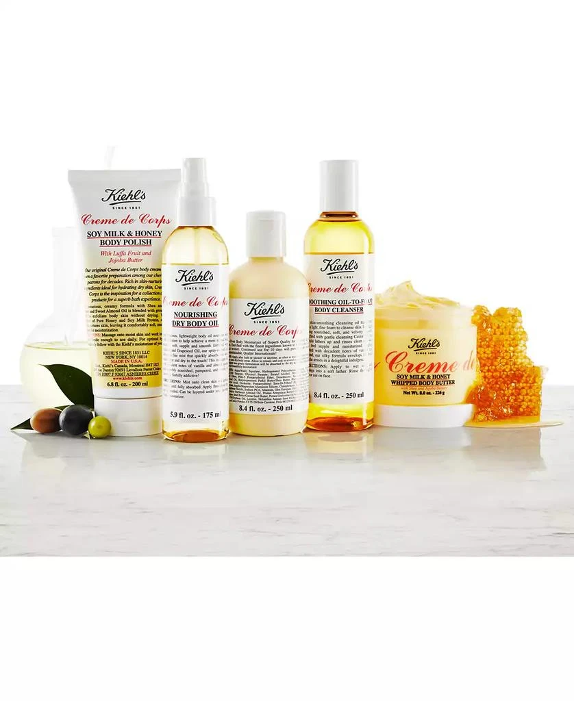 商品Kiehl's|Creme de Corps Soy Milk & Honey Whipped Body Butter, 8-oz.,价格¥371,第5张图片详细描述