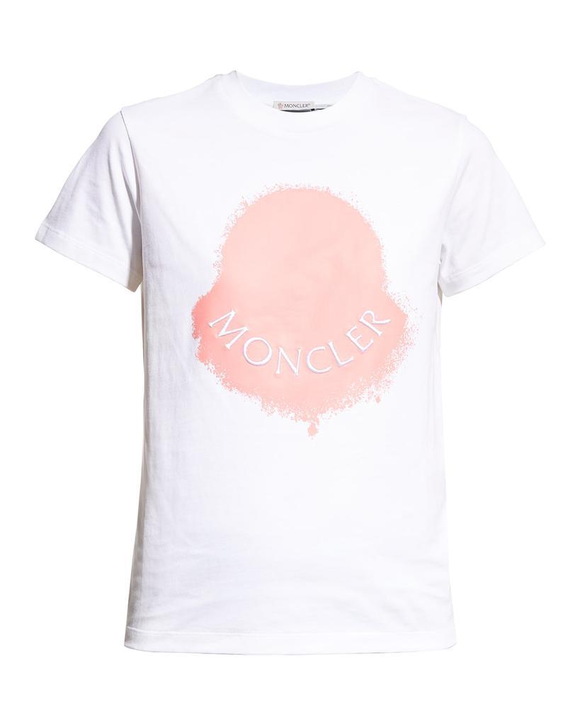 商品Moncler|Spray Paint Logo T-Shirt,价格¥1431,第4张图片详细描述