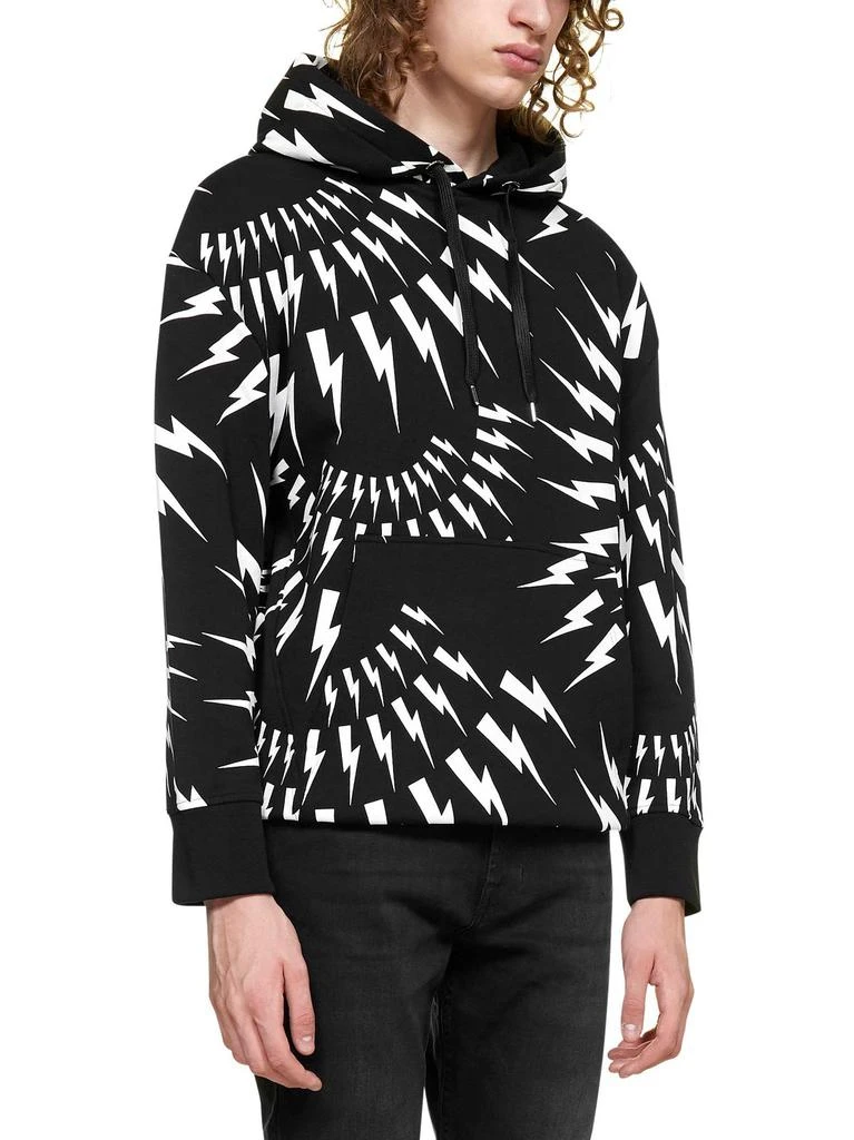 商品Neil Barrett|Neil Barrett Crazy Bolts Drawstring Hoodie,价格¥5082,第3张图片详细描述