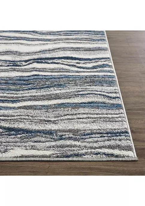 商品Abani Rugs|Rugs Mist Mis150a Lined Blue Grey Modern Area Rug 79 X 102,价格¥1466,第4张图片详细描述