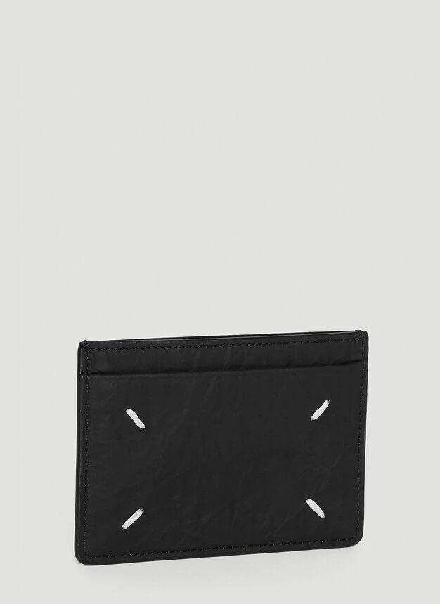 商品MAISON MARGIELA|Wrinkled Card Holder in Black,价格¥1976,第2张图片详细描述