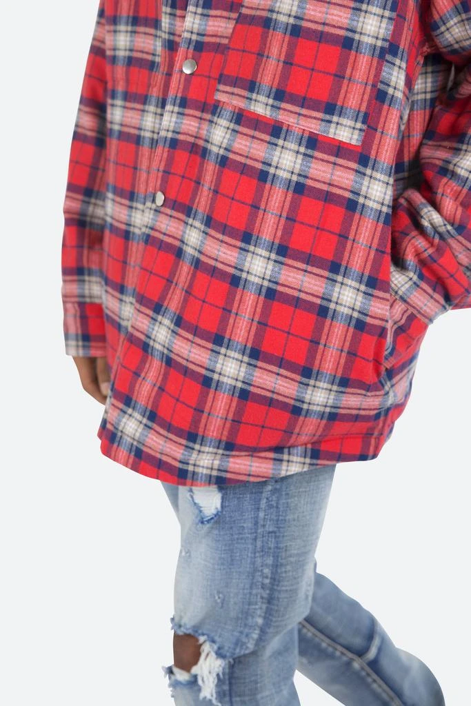 Plaid Work Jacket - Red/Blue 商品