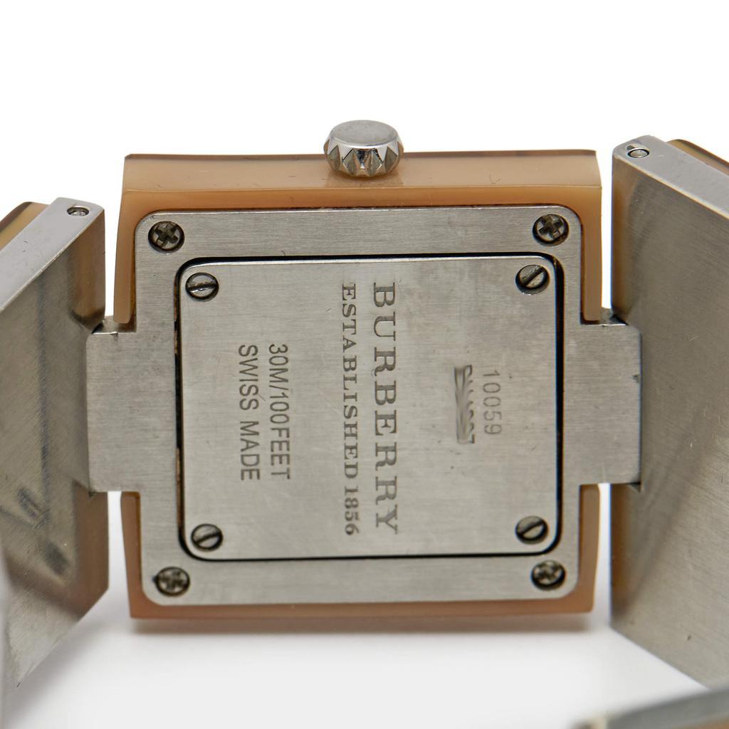 商品[二手商品] Burberry|Burberry Champagne Acetate Stainless Steel BU4927 Women's Wristwatch 27 mm,价格¥2995,第6张图片详细描述