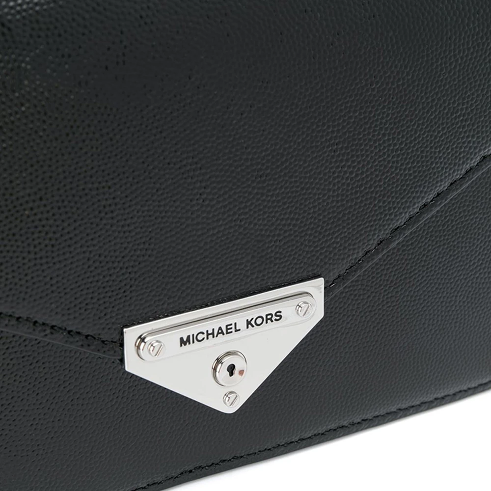 Michael Kors 迈克高仕 女士黑色银扣单肩包 30H9SGHC2A-BLACK 商品