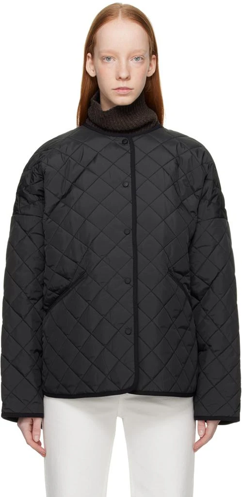 商品Totême|Black Quilted Jacket,价格¥4715,第1张图片