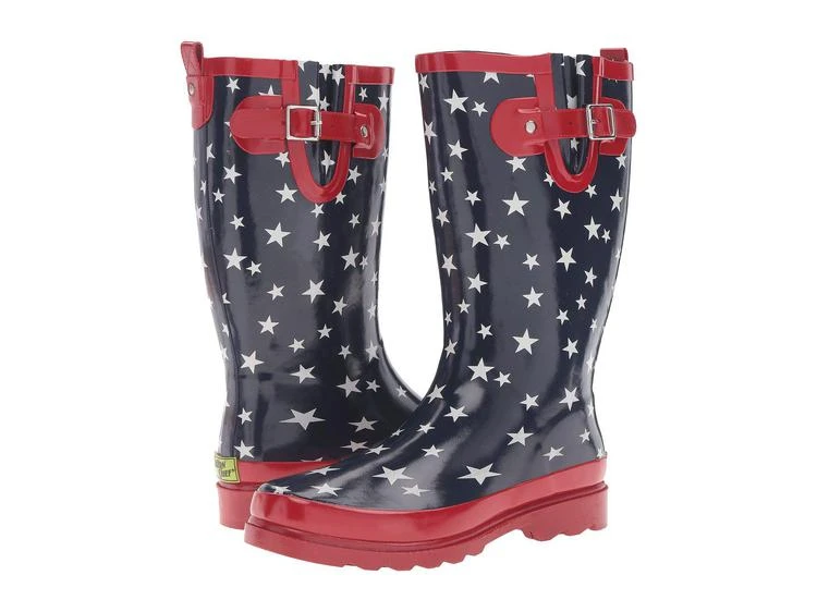 商品Western Chief|Western Chief Patriotic Stars 女士雨靴,价格¥170,第1张图片