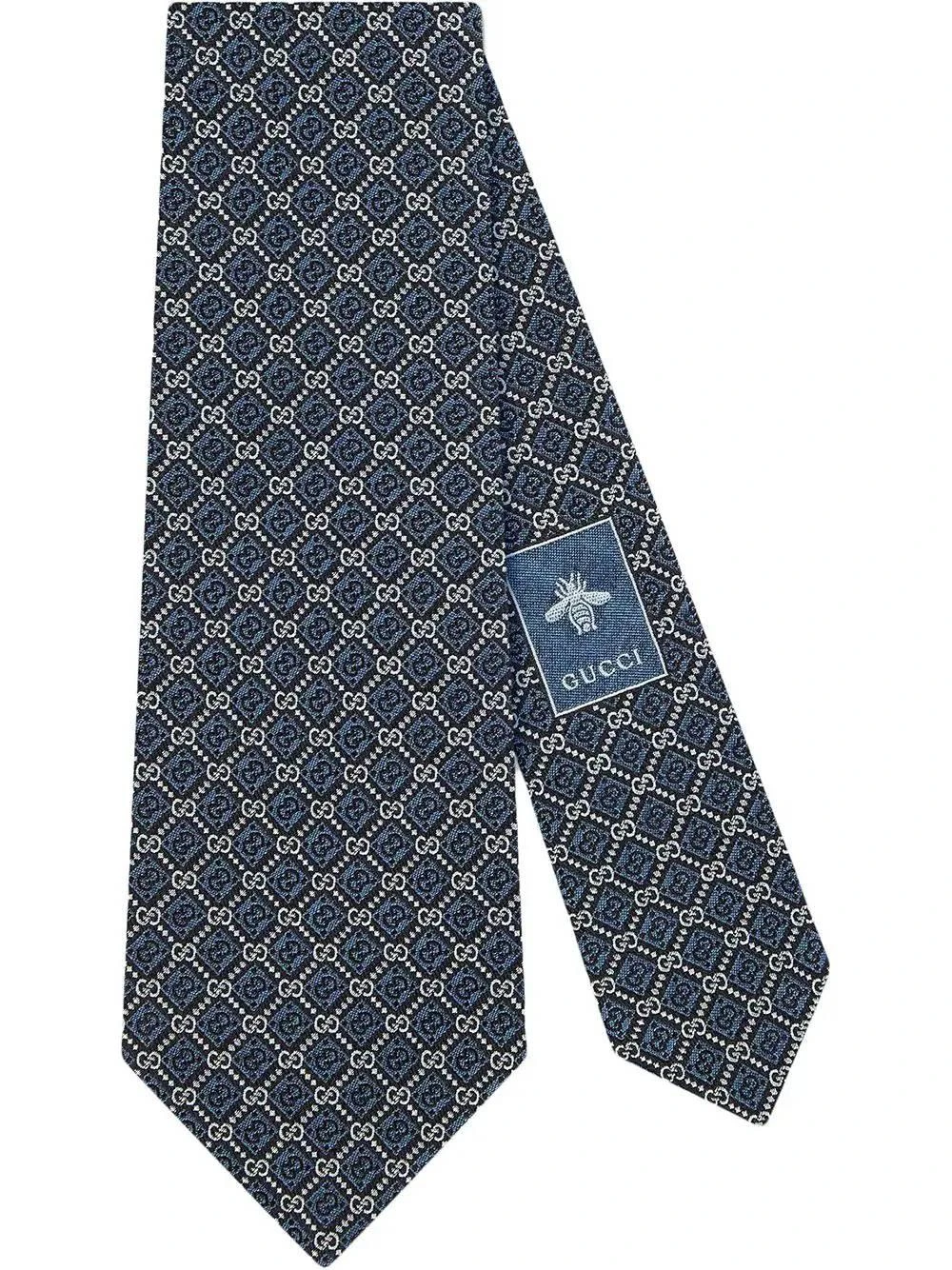 商品【商品预售7天】 Gucci|Gucci 男士领带 5718004E0024569 蓝色,价格¥2368,第1张图片