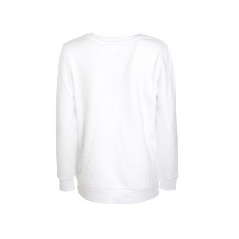 Calvin Klein 卡尔文 克莱恩 女士白色印花棉质卫衣 J20J206857-112商品第2张图片规格展示
