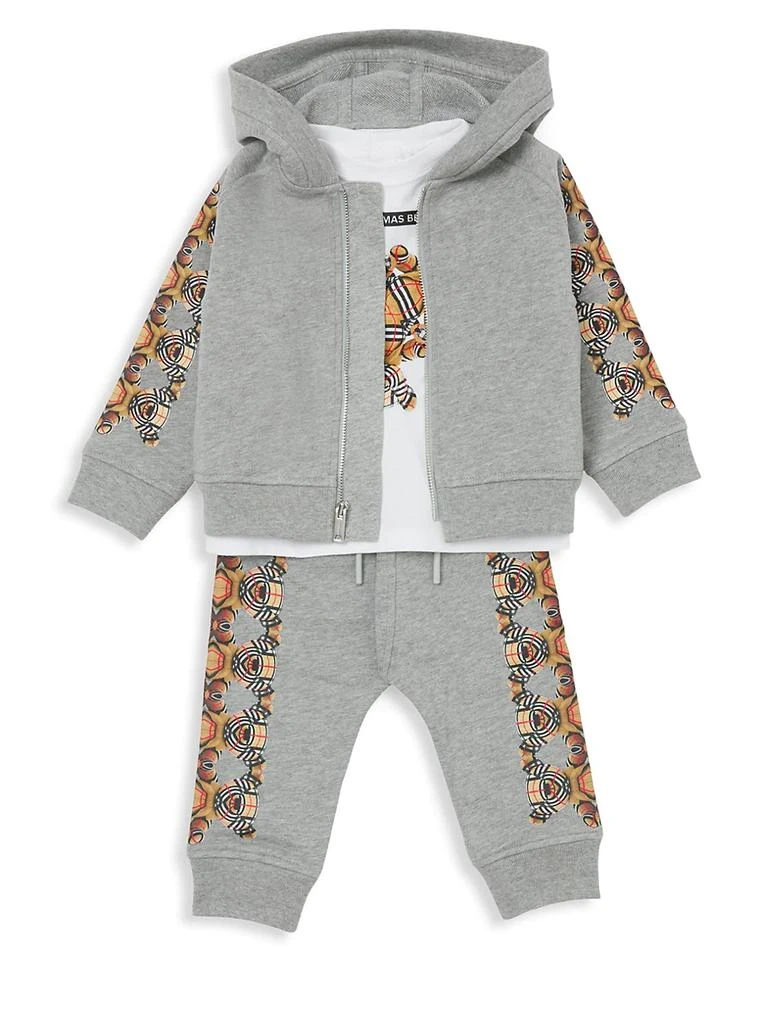 商品Burberry|Baby's Classic Thomas Bear-Print Zip-Up Hoodie,价格¥2099,第2张图片详细描述