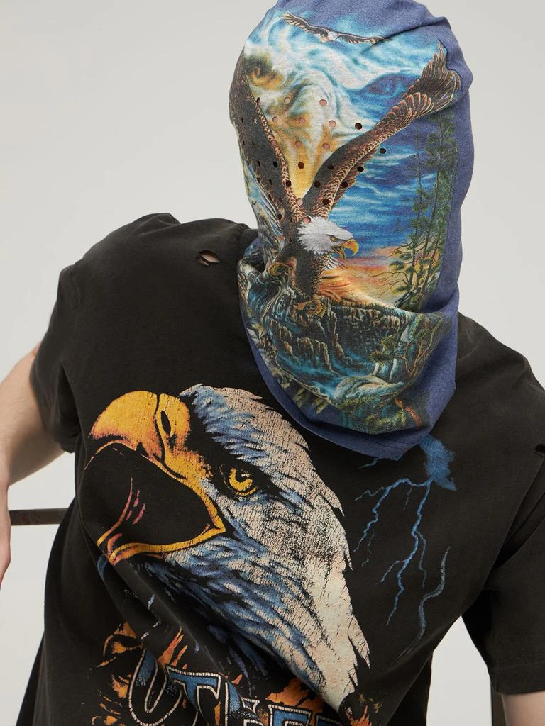 商品BLACK BRAND LOS ANGELES|Soaring Eagle Print Hooded Face Mask,价格¥154,第1张图片详细描述