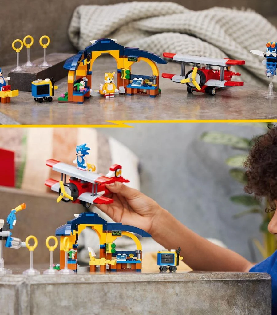 商品LEGO|Tails' Workshop and Tornado Plane 76991,价格¥409,第5张图片详细描述