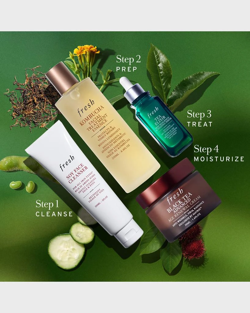 商品Fresh|Tea Elixir Niacinamide & Hyaluronic Acid Anti-Aging Serum, 1.7 oz.,价格¥854,第5张图片详细描述