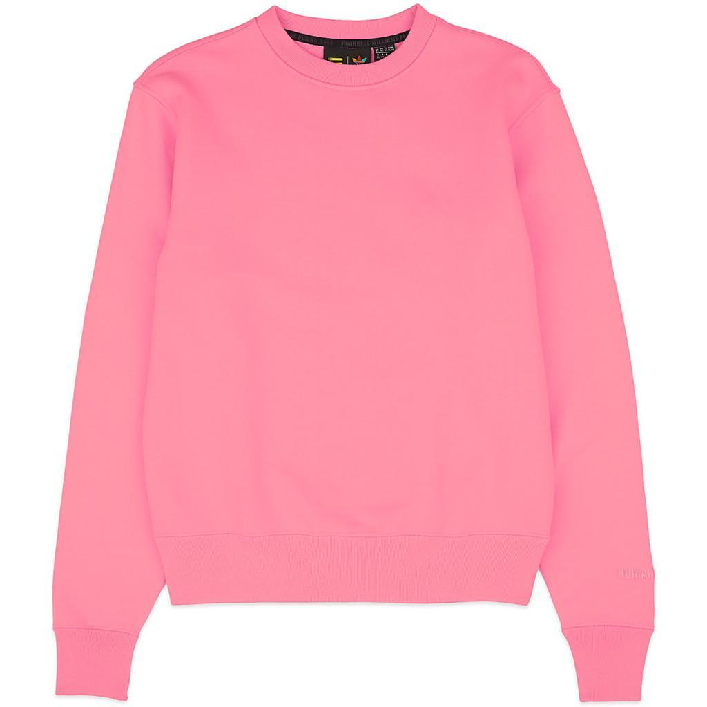 商品Adidas|Pharrell Williams Basics Crew Sweater - Semi Solar Pink,价格¥540,第1张图片