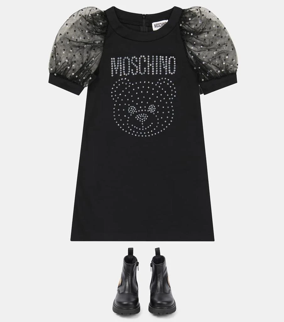 商品Moschino|铆钉泡泡袖连衣裙,价格¥1198,第2张图片详细描述