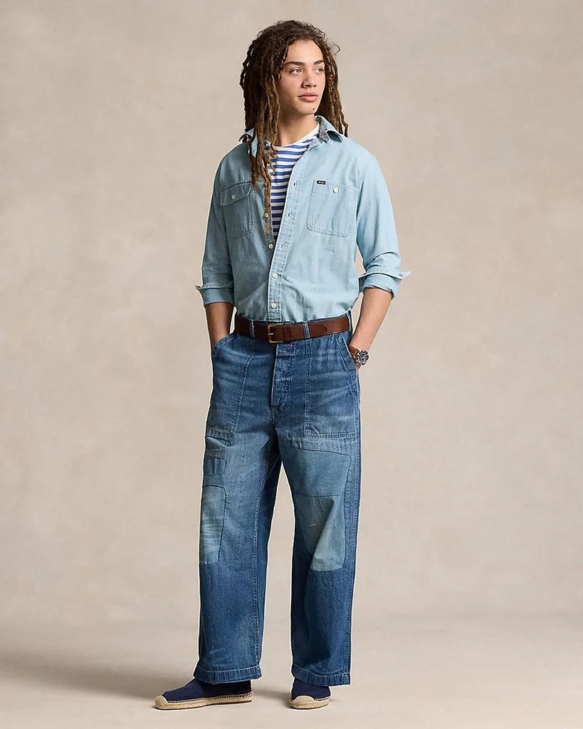 Polo Ralph Lauren Relaxed Fit Distressed Jeans in Blue 2
