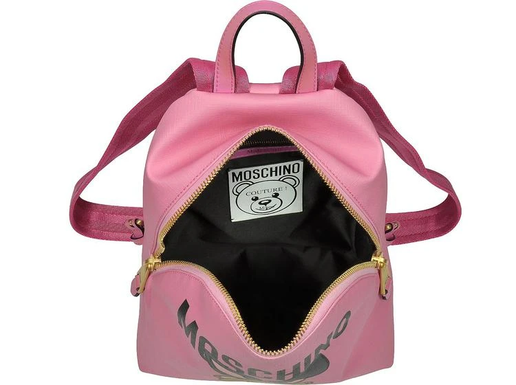 商品Moschino|Moschino 摩斯基诺 Teddy Playboy Pink Print Nylon Backpack w/Logo,价格¥2980,第4张图片详细描述
