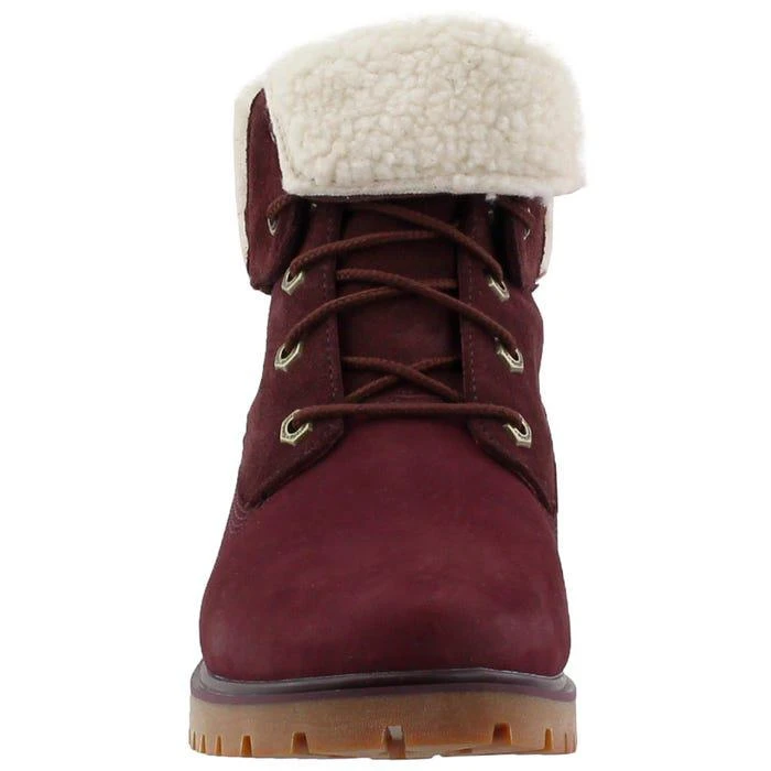 商品Timberland|Jayne Fleece Fold Down Boots 女款铺绒经典黄靴,价格¥833,第5张图片详细描述