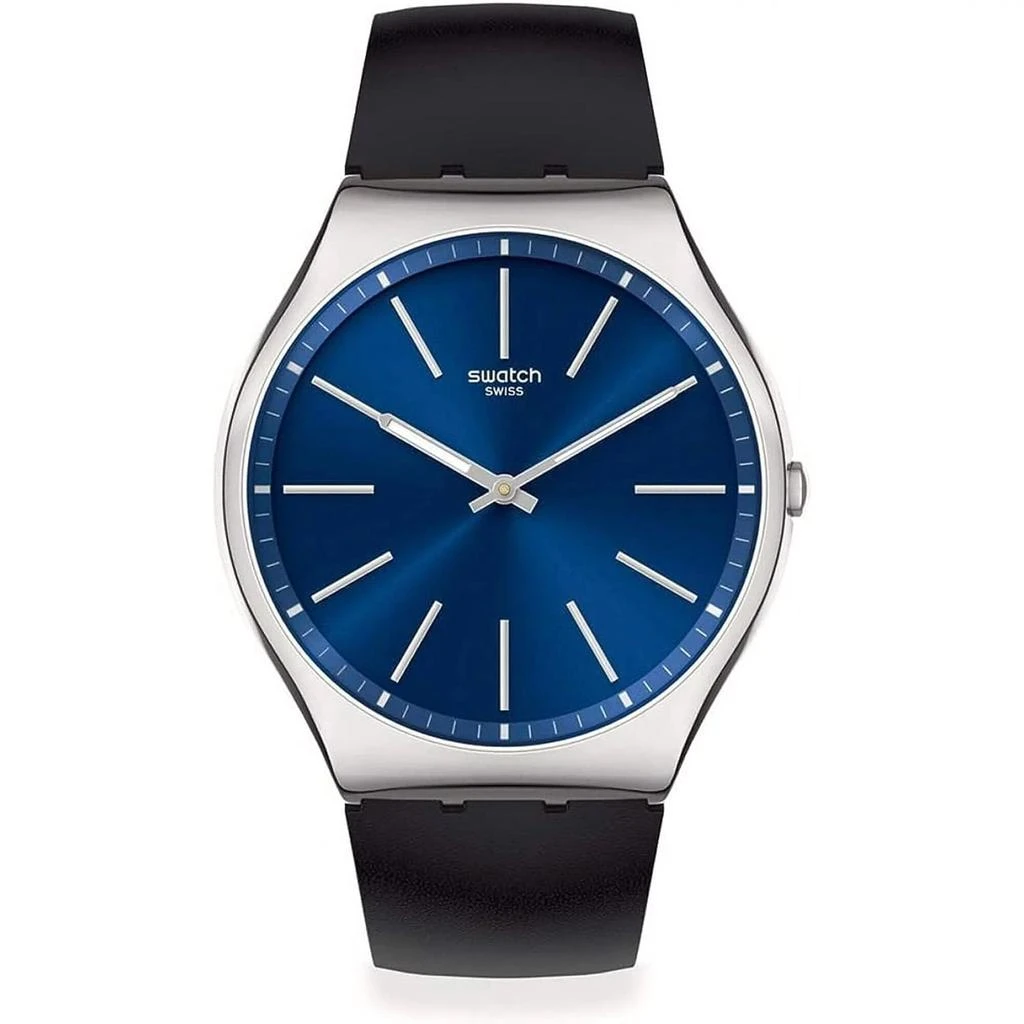 商品Swatch|Swatch Men's The May Blue Dial Watch,价格¥1164,第1张图片