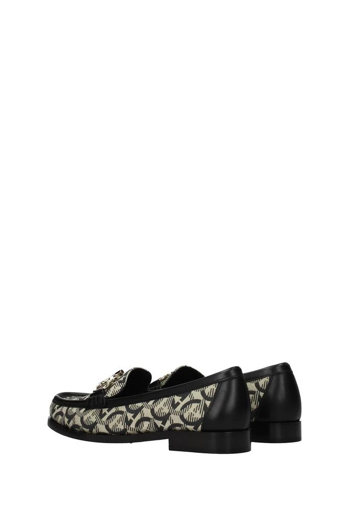 商品Salvatore Ferragamo|Loafers rolo Fabric Beige Black,价格¥1927,第4张图片详细描述