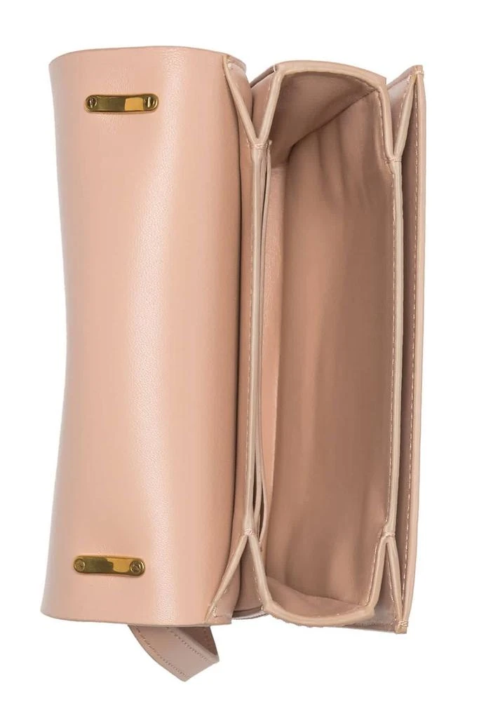 商品Burberry|Burberry Pale Fawn Pink Small Patent Leather D-ring Bag,价格¥3538,第3张图片详细描述