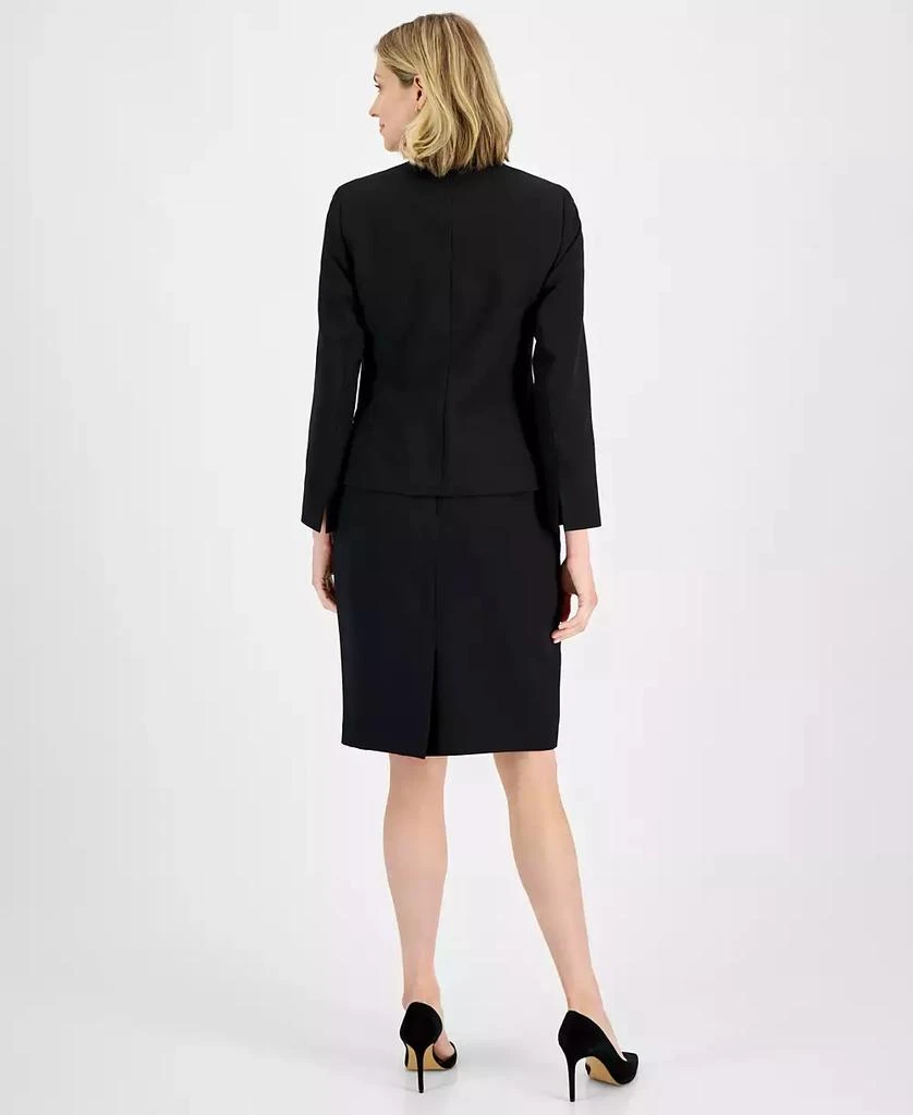 商品Le Suit|Women's Stand-Collar Pencil Skirt Suit, Regular & Petite,价格¥892,第2张图片详细描述