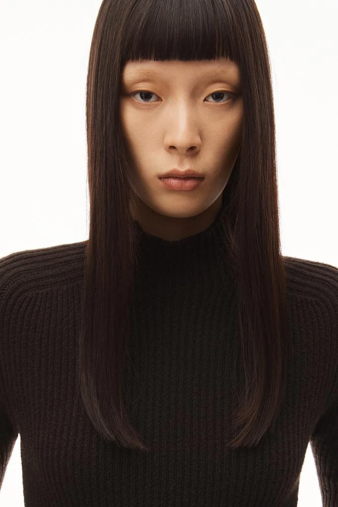 LONG-SLEEVE MINI DRESS IN CASHMERE WOOL 商品