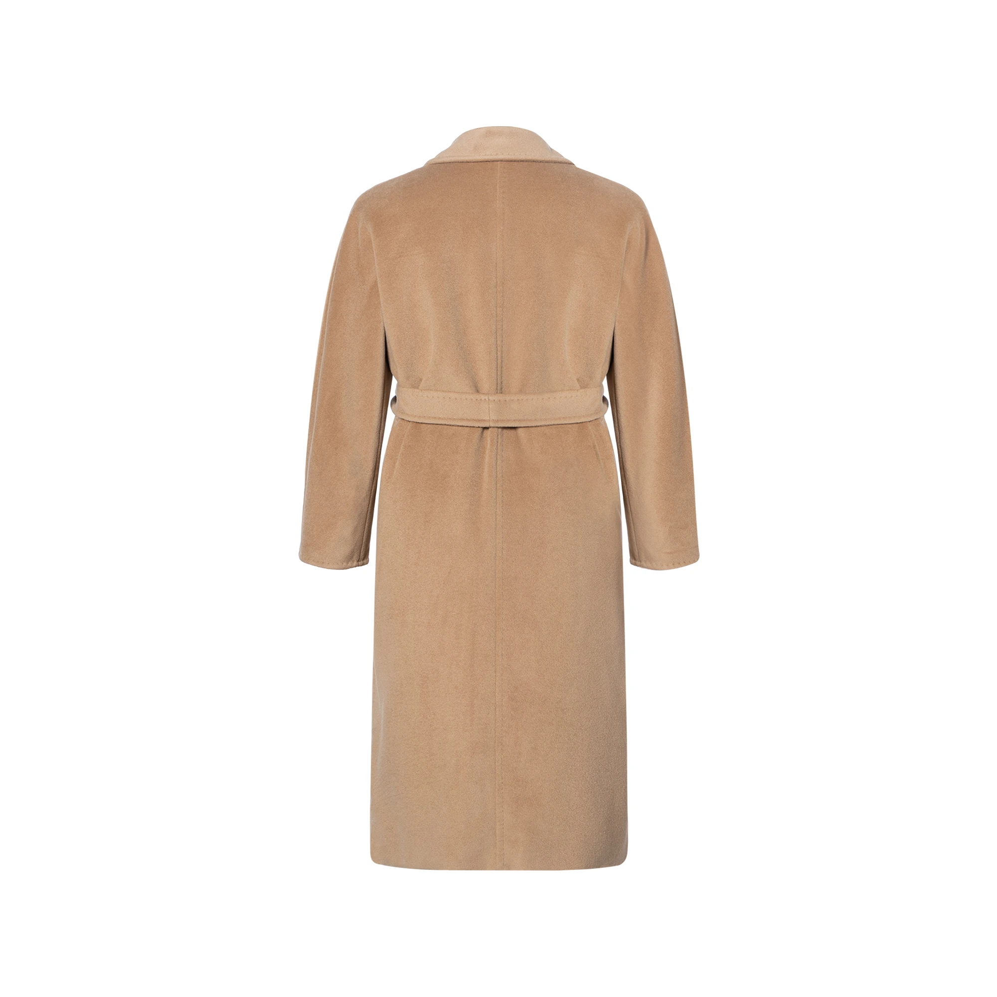 商品[国内直发] Max Mara|[预售3天]Madame系列 101801系列 经典款双面毛呢宽松排扣大衣 驼色,价格¥15675,第3张图片详细描述