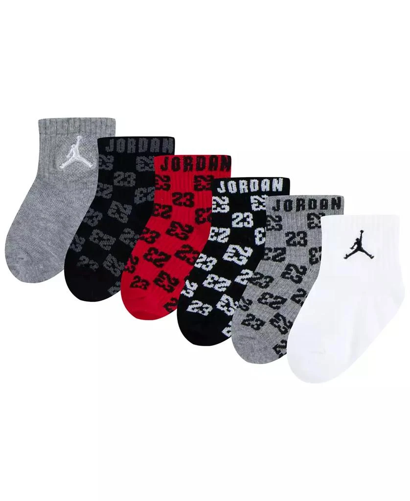 商品Jordan|Baby Monogram Socks, 6-Pack,价格¥113,第1张图片