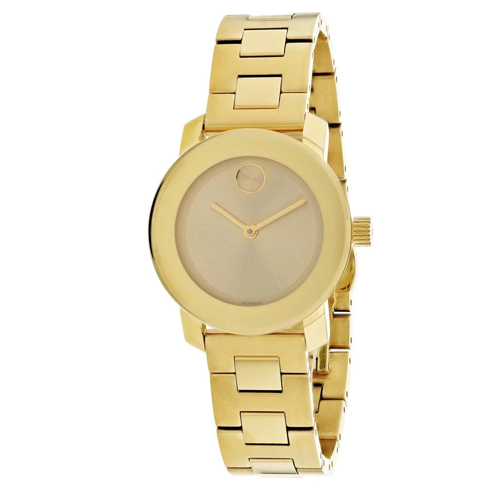 商品Movado|Movado Women's Gold dial Watch,价格¥3182,第1张图片