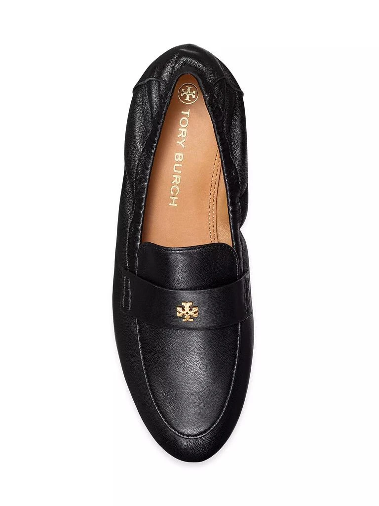 商品Tory Burch|Logo Leather Ballet Loafers,价格¥2241,第4张图片详细描述