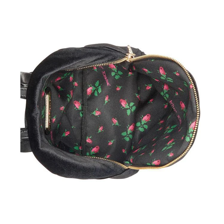 商品Betsey Johnson|Velvet Small Backpack,价格¥347,第3张图片详细描述